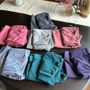 Figs Scrubs - Set of 7 tops and 7 pants